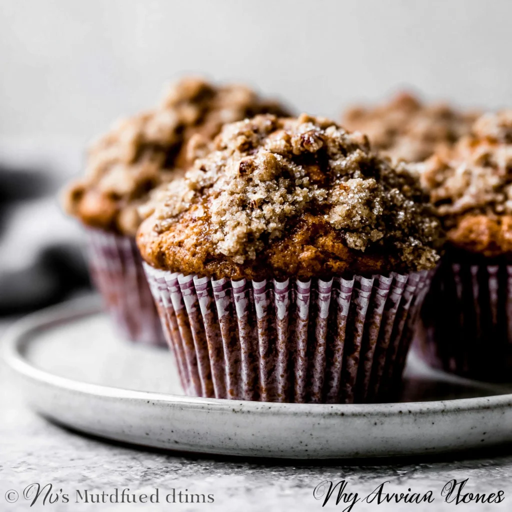 Ginger-Nutmeg Streusel Muffins Recipe