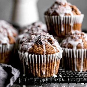 Gingerbread Muffins with Lemon Glaze Recipe