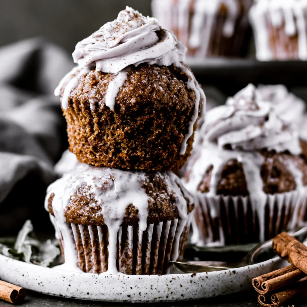 Glazed Gingerbread Muffins Recipe (Warm and Delicious!)