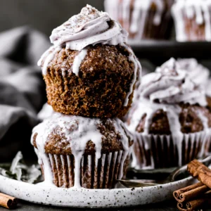 Glazed Gingerbread Muffins Recipe (Warm and Delicious!)