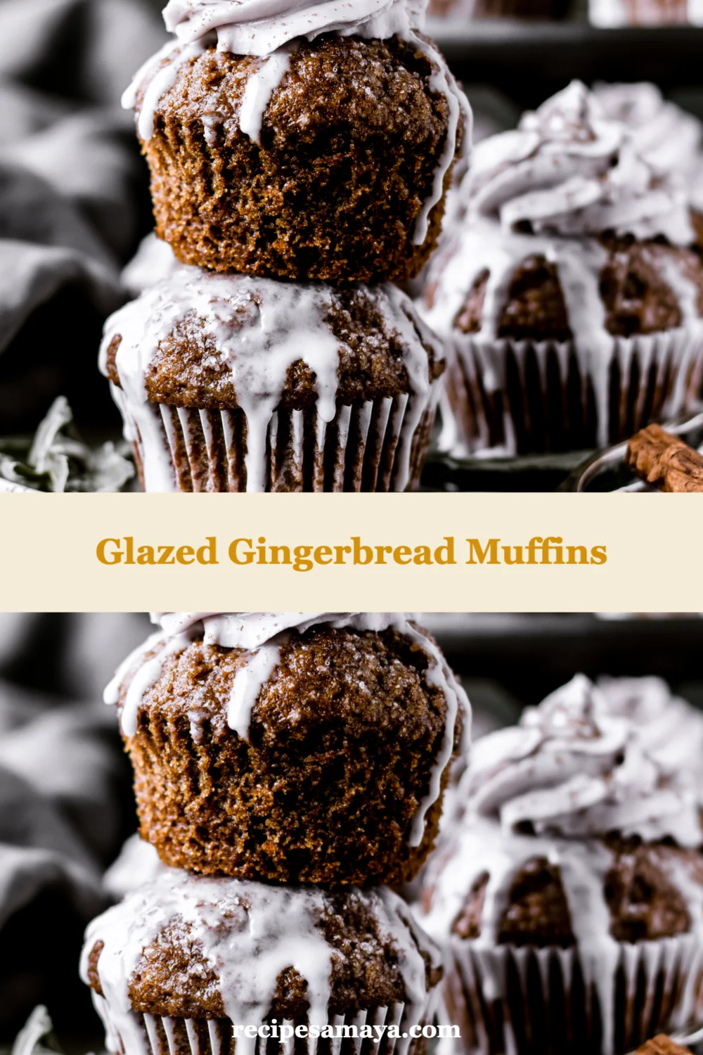 Deliciously Easy Glazed Gingerbread Muffins Recipe You Must Try This Fall!