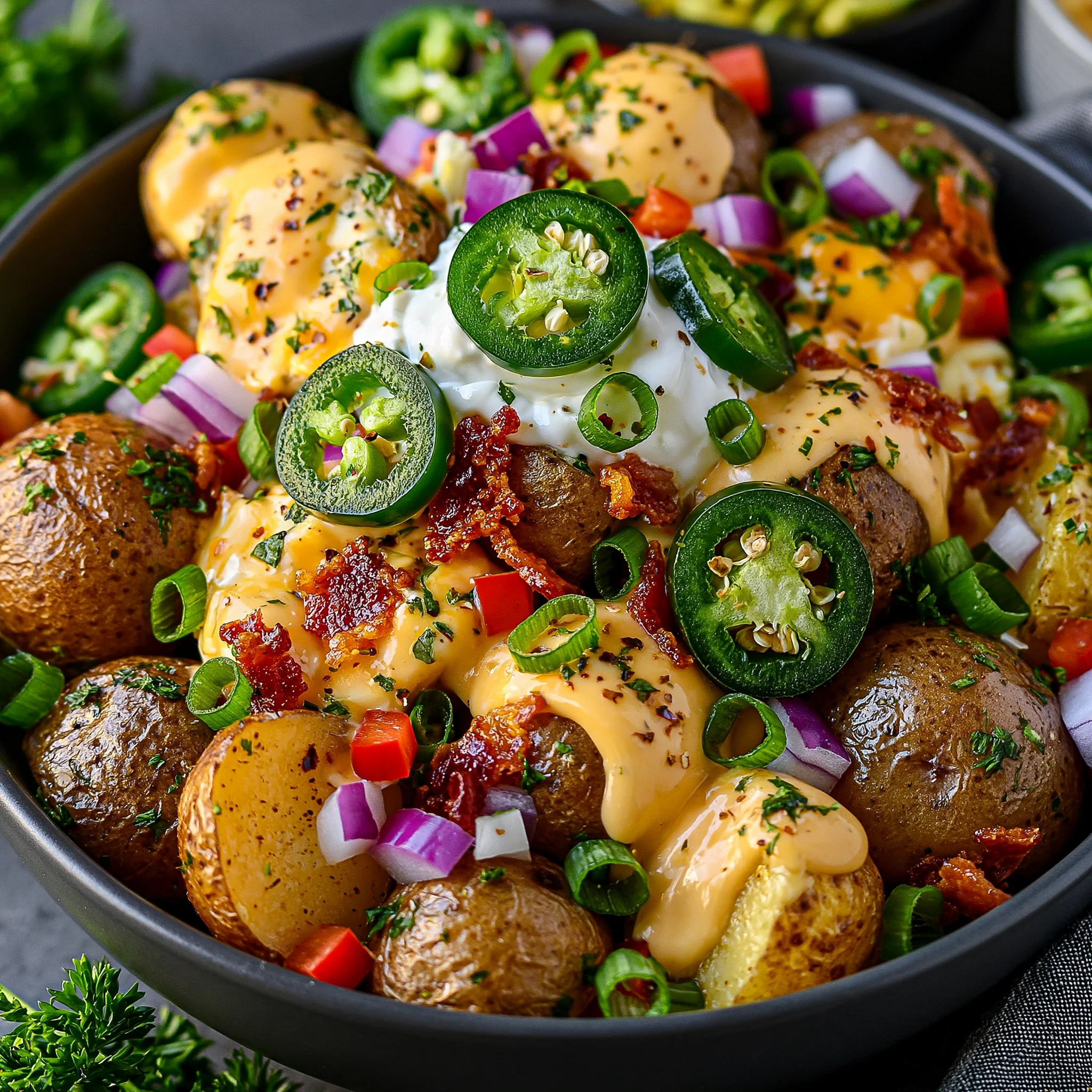 Jalapeño Popper Roasted Potato Salad Recipe