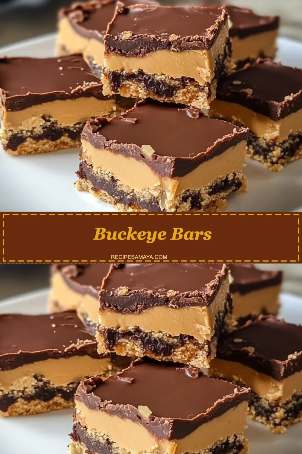 No-Bake Buckeye Bars Recipe (Easy and Delicious!)