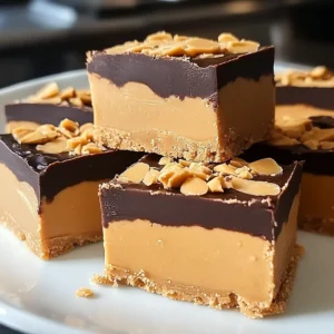No-Bake Peanut Butter Buckeye Bars Recipe