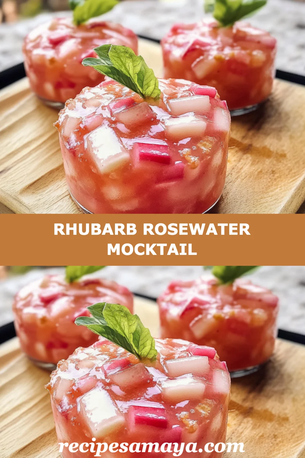Sip into Spring with a Refreshing Rhubarb Rosewater Mocktail Recipe You’ll Love!