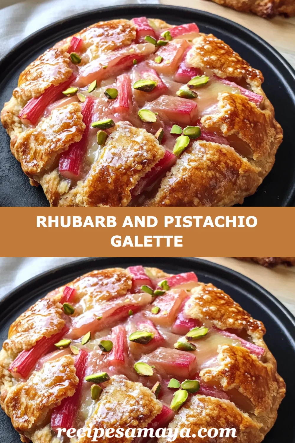 Irresistible Rhubarb and Pistachio Galette: A Simple Rustic Dessert Recipe to Impress!