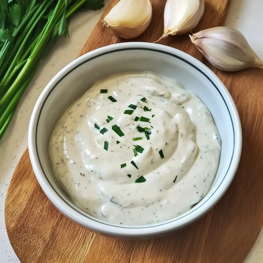 Roasted Garlic Horseradish Cream Sauce Recipe (Perfect for Dipping!)