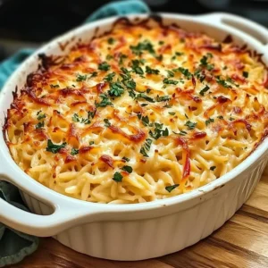 Roasted Red Pepper and Goat Cheese Orzo Bake Recipe