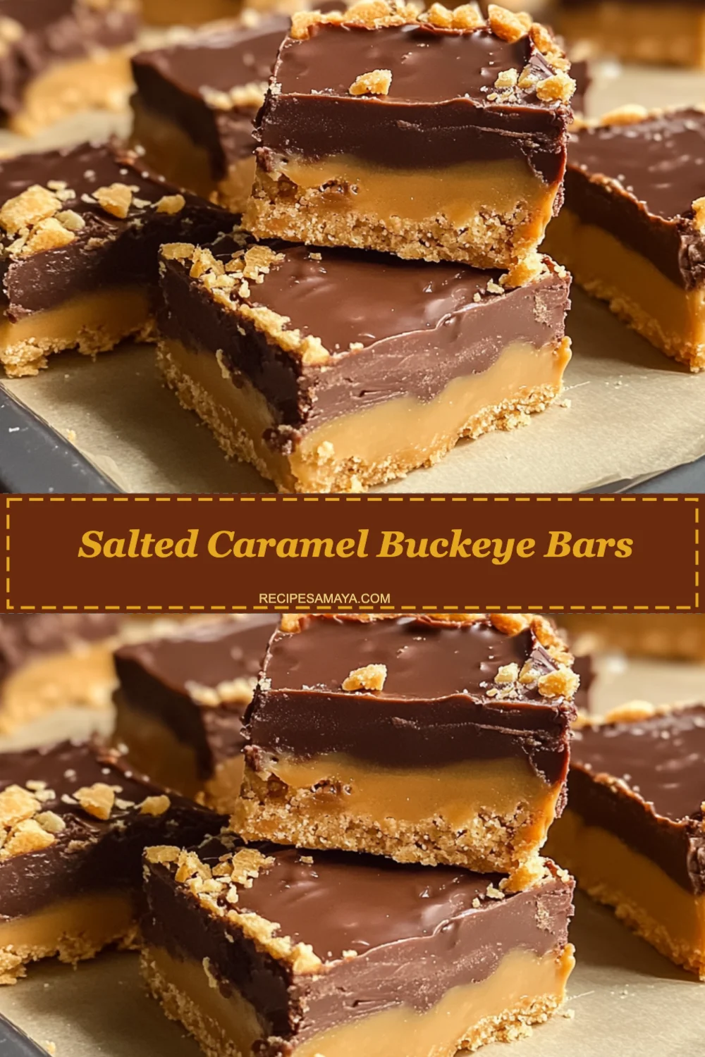 Indulge in Decadence: Irresistible Salted Caramel Buckeye Bars Recipe You Must Try!