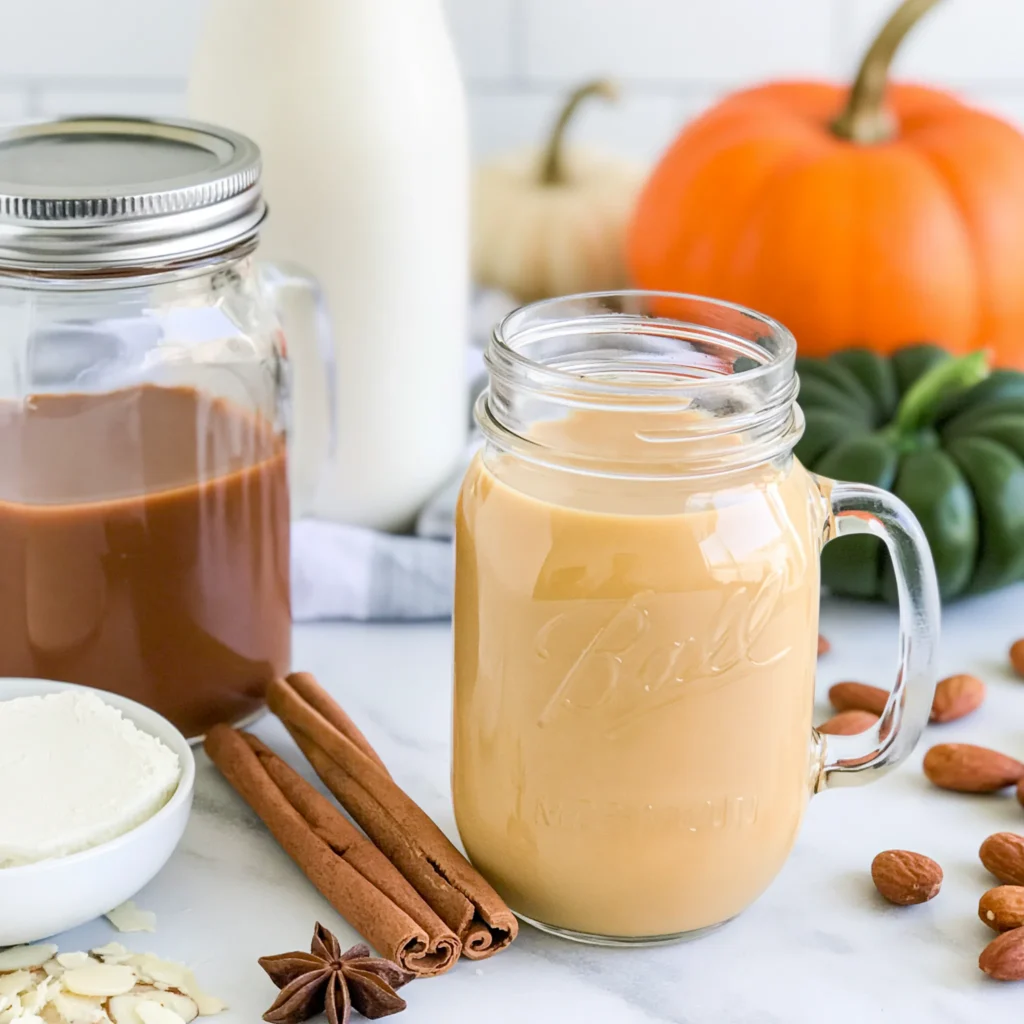 Spiced Pumpkin Almond Milk Creamer Recipe