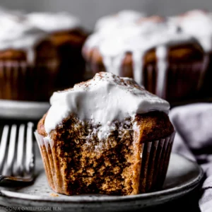 Sweet Cream Gingerbread Muffins Recipe