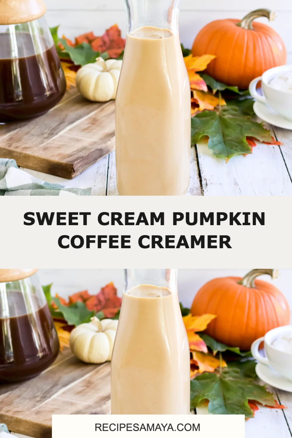 Cozy Up with Homemade Sweet Cream Pumpkin Coffee Creamer for Fall Flavors!
