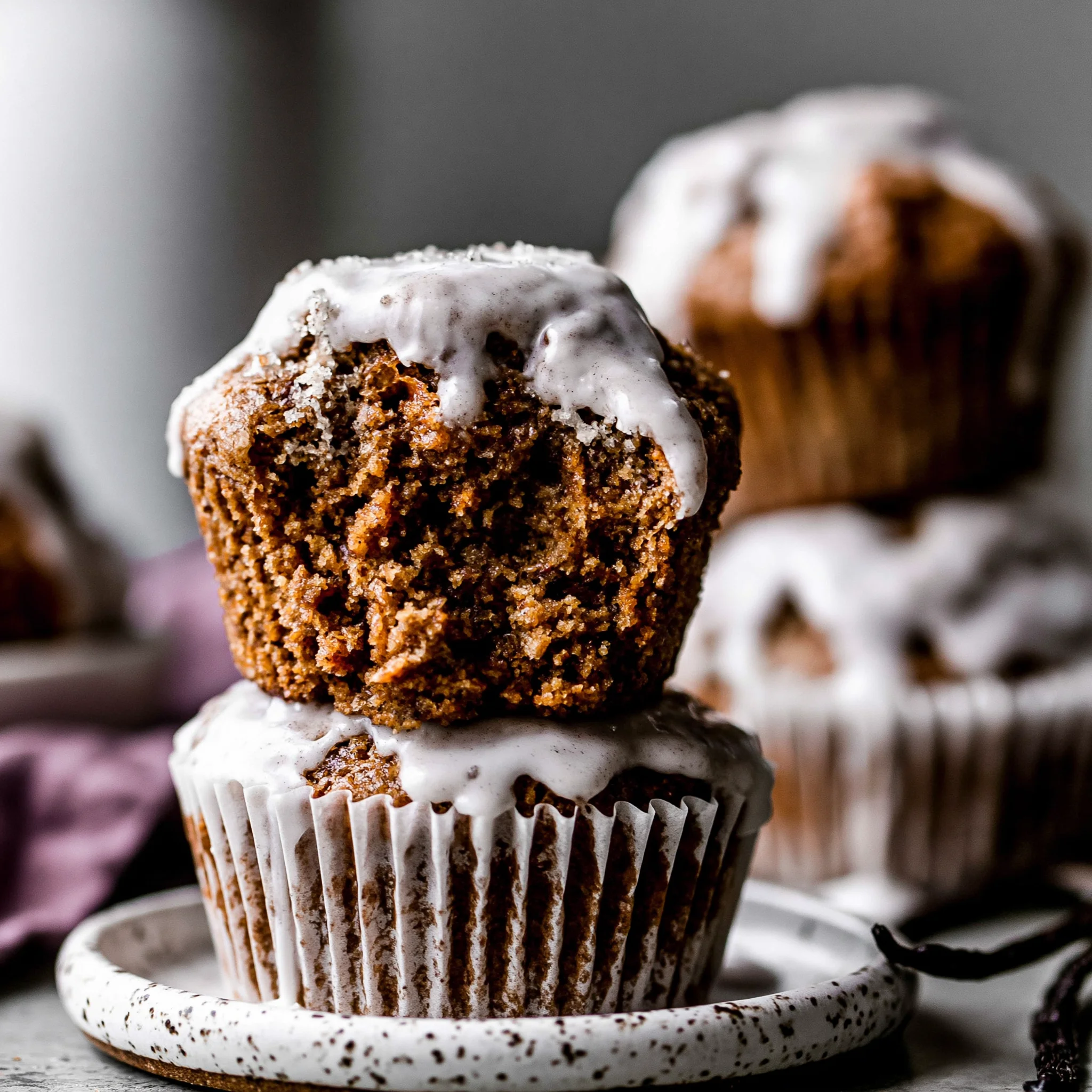 Vanilla Bean Gingerbread Muffins Recipe (Perfect for the Holidays!)