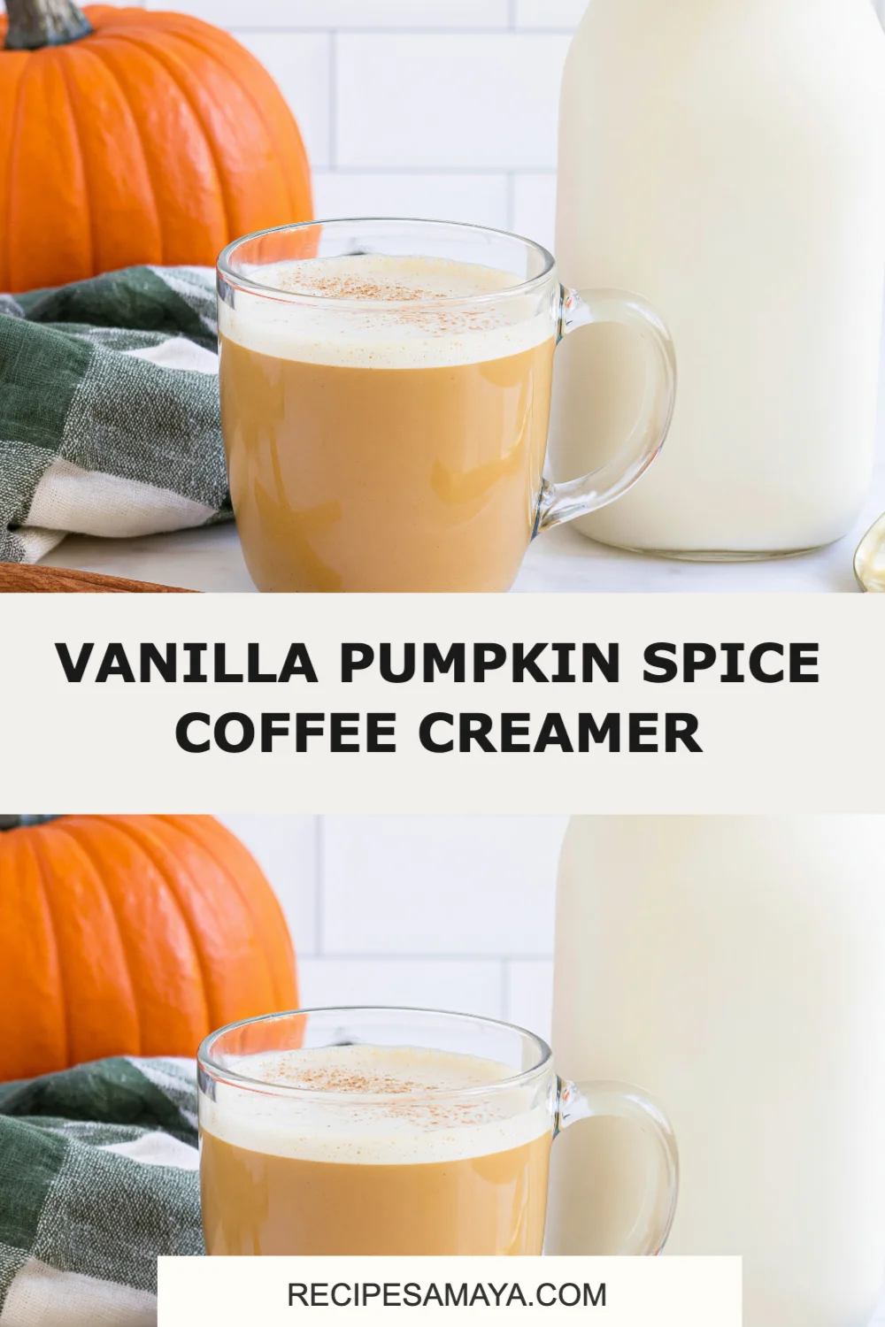 Delight in Every Sip: Homemade Vanilla Pumpkin Spice Coffee Creamer Recipe for Fall!