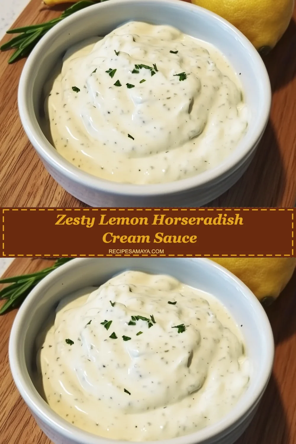 Elevate Your Meals with Zesty Lemon Horseradish Cream Sauce - Quick and Delicious Recipe!